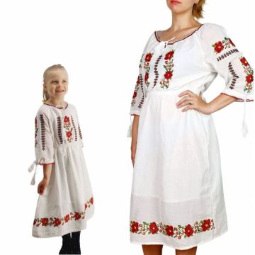 Set rochii traditionale Mama , Fiica , Adeline