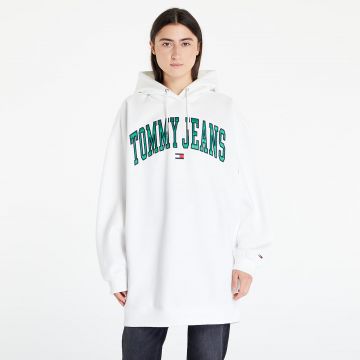 Tommy Jeans Collegiate Logo Dress White