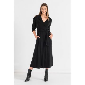 Rochie evazata cu buzunare laterale