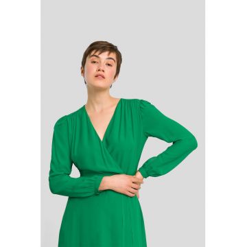 Rochie midi evazata Lime