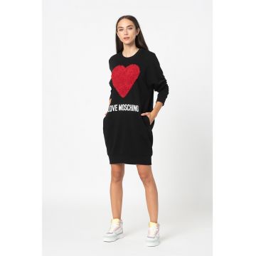 Rochie sport cu imprimeu logo Rochie sport cu imprimeu logo