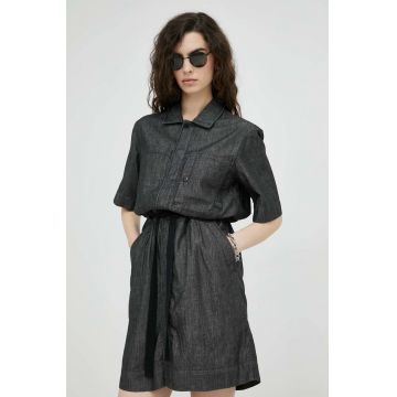 G-Star Raw rochie culoarea gri, mini, drept