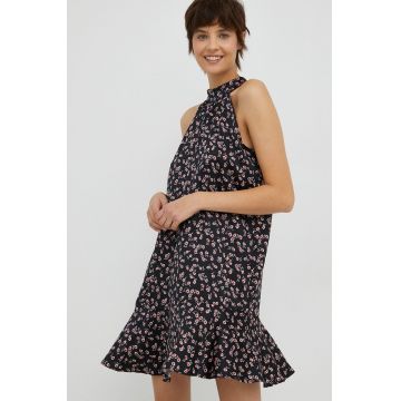 GAP rochie culoarea negru, mini, evazati