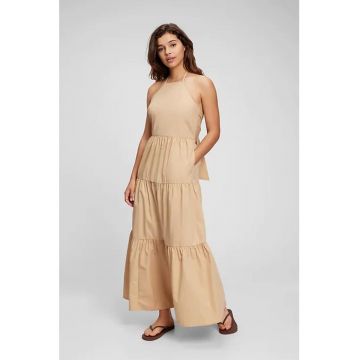 Rochie maxi cu spate decupat