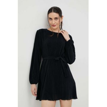 Abercrombie & Fitch rochie culoarea negru, mini, oversize