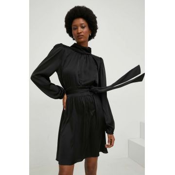 Answear Lab rochie culoarea negru, mini, evazati