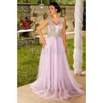 Rochie Lunga Purple Harmony