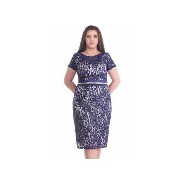 Rochie XXL Nemira Dark Blue