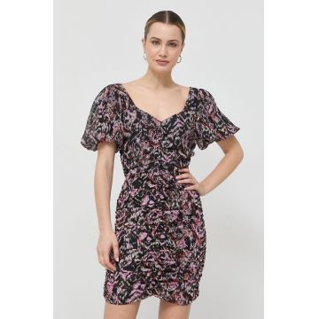 Notes du Nord rochie Fabiola Lurex mini, mulata