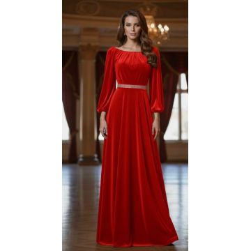 Rochie eleganta din catifea Cati 3