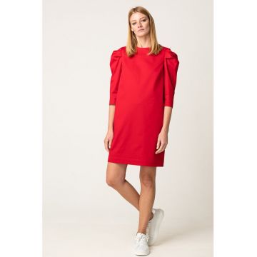 Rochie mini cu maneci bufante