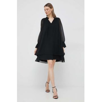 Joop! rochie culoarea negru, mini, evazati