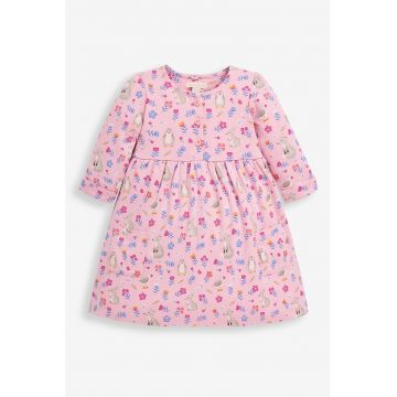 Rochie de bumbac cu model grafic