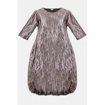 Rochie midi gogosar din tafta cu memorie, argintiu, metalizat Rochie midi gogosar din tafta cu memorie, argintiu, metalizat