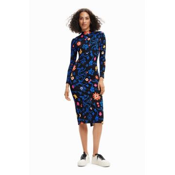 Desigual rochie midi, mulata