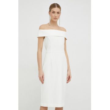 Ivy Oak rochie culoarea alb, mini, mulata