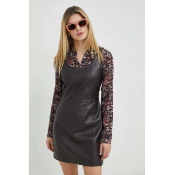 Levi's rochie culoarea maro, mini, mulata