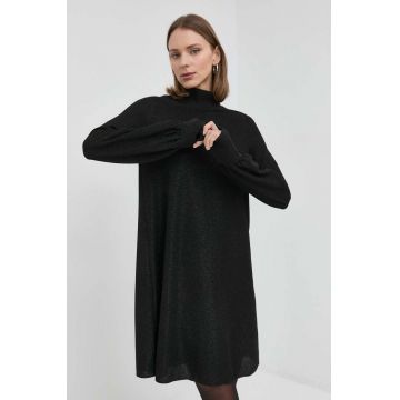 MAX&Co. rochie culoarea negru, mini, drept