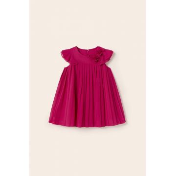 Mayoral rochie bebe culoarea roz, mini, evazati