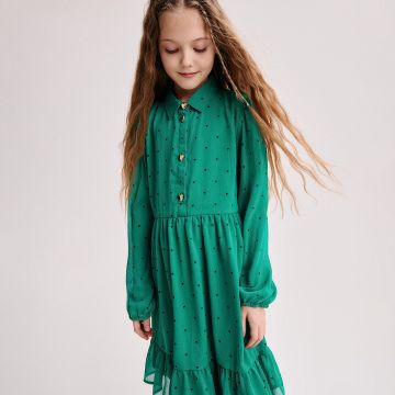 Reserved - Girls` dress - Verde