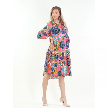 Rochie Dama Hershmy Twelve Multicolor