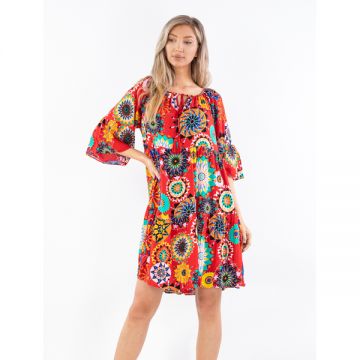 Rochie Dama Hershmy Two Rosu