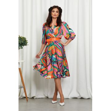 Rochie Glenda Multicolora