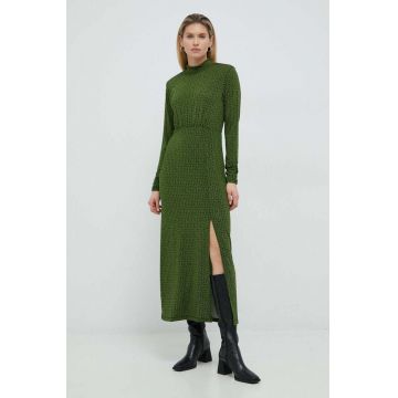 Gestuz rochie culoarea verde, maxi, drept