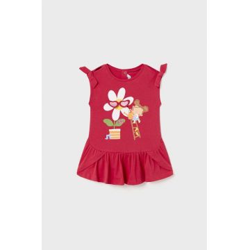 Mayoral rochie bebe culoarea rosu, mini, drept