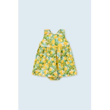 Mayoral rochie din bumbac pentru bebeluși mini, evazati