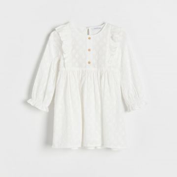 Reserved - Rochie cu dantelă - Ivory