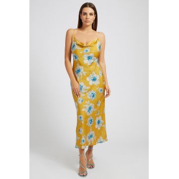 Rochie maxi cu model floral