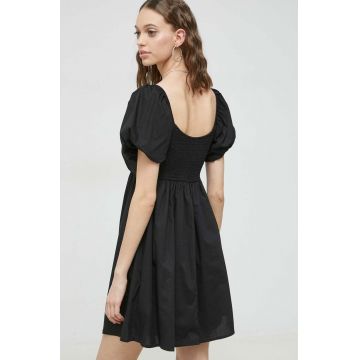 Hollister Co. rochie culoarea negru, mini, evazati