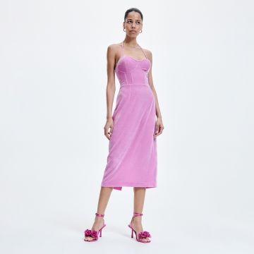 Reserved - Rochie mini - Roz