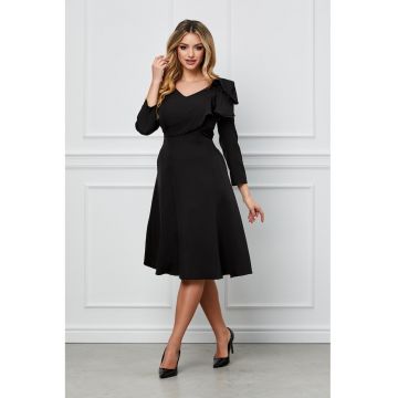 Rochie midi cu volane