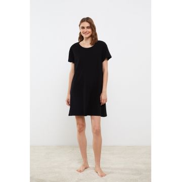 Rochie-tricou cu decolteu rotund