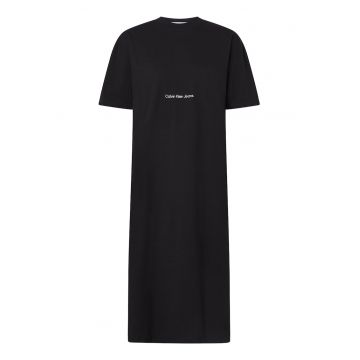 Rochie-tricou din amestec de bumbac organic