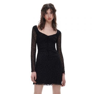 Cropp - Rochie cu imprimeu - Negru