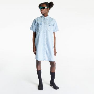 Levi's® Elowen Western Dress Long Jour Light Indigo - Worn In