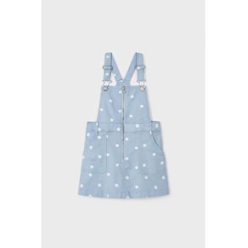 Mayoral rochie din denim pentru copii mini, drept
