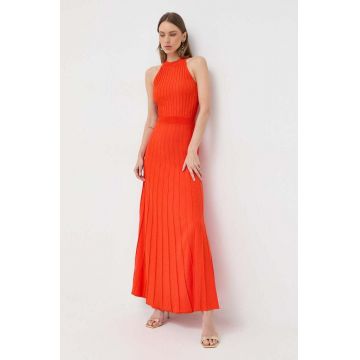 MICHAEL Michael Kors rochie culoarea portocaliu, maxi, evazati