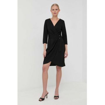 Morgan rochie culoarea negru, mini, evazati