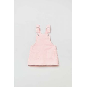 OVS rochie bebe culoarea roz, mini, drept