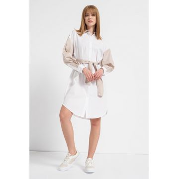 Rochie-camasa scurta cu nasturi