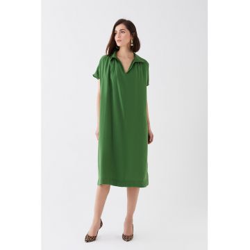 Rochie midi lejera din amestec de modal