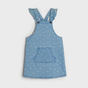 Sinsay - Rochie cu bretele - Albastru