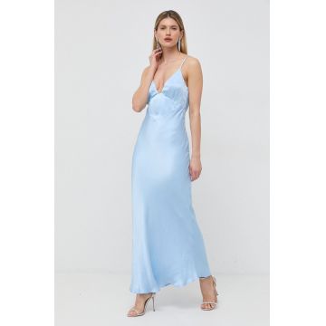 Bardot rochie maxi, evazati