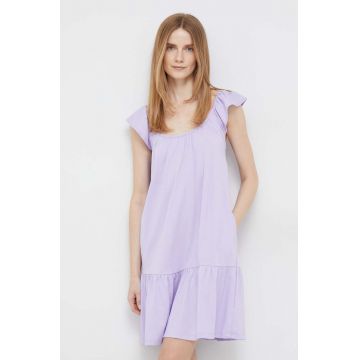 GAP rochie culoarea violet, mini, drept