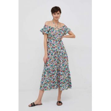 GAP rochie din bumbac midi, evazati