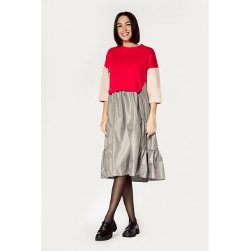 Rochie combi midi Rochie combi midi